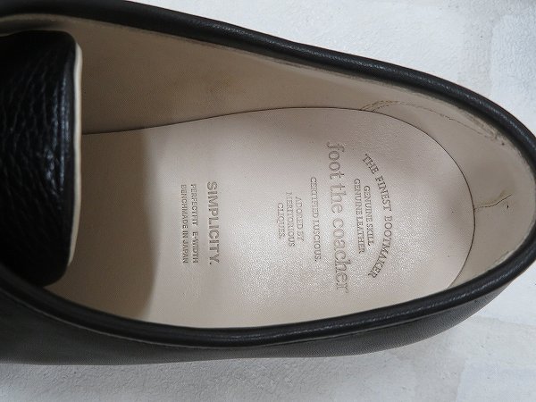 KH2S4464/新品 foot the coacher GERMAN HOLE-CUT (SIMPLICITY